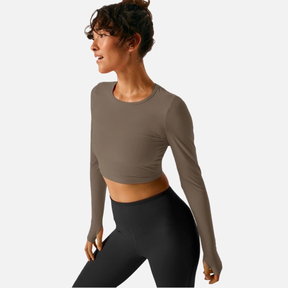 Beyond Yoga PowerBeyond Lite Cardio Cropped Pullover Top